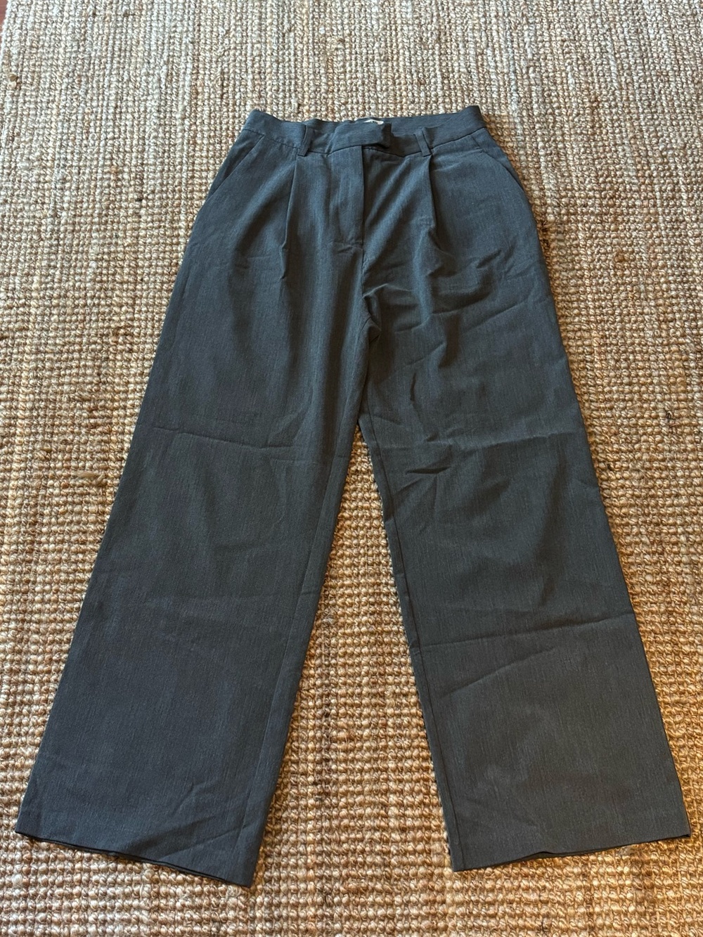 Djerf Avenue Grey Wide-Leg Pants